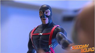 SodomySquad - Superhero Twink Gets Double Penetrated By 2 Monster Cocks