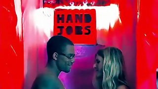 HANDJOB BOOTH Monster Cock CFNM