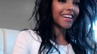 Amateur striptease and Solo masturbation