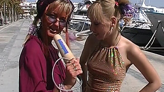 Blonde Teen Likes to Play with Her Anal Hole at Pool