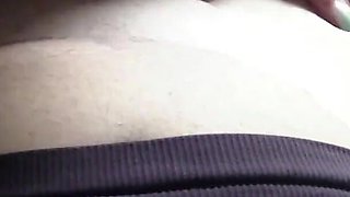 The MILF Gives a Blowjob with Cum Swallowing with a POV View