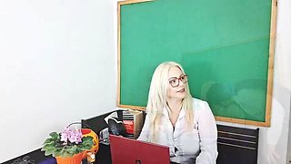 Dracula Fucks Blonde MILF Tutor With Big Tits And Big Ass
