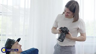 Olga Is A Big Ass Stepmom That Loves To Get Anal Fucked By Her Stepmom In A Kinky Shoot - MatureNl