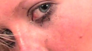 Massive cock fucks this teen mouth