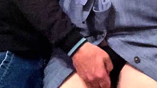 Stranger Fingered Horny MILF Before Work in the Subway