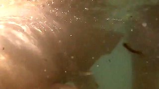 Underwater sex with bubble butt Italian