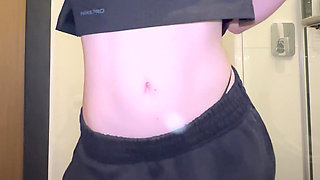 Me playing at the public toilet alone, when you see a girl coming out could be me haha