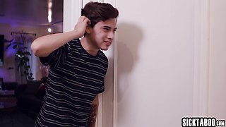 Steamy teenage used stepbrothers best friend