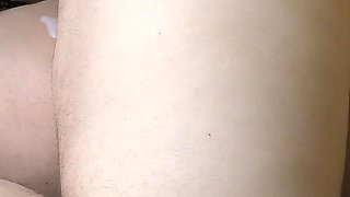 Two Cumshots on Wife Ass and Pussy From Behind! - Milky Mari