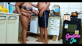 Stepmom Takes a Lot of Cum on Her Tits