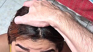 The Cleaning Girl Being Spied on and Then Fucked Hard by Her Boss