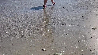 Walking by the Beach