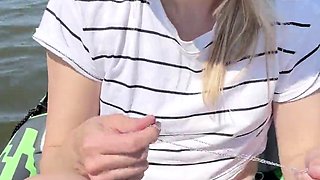 Blonde emo amateur solo masturbation