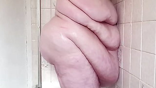 The fat SSBBW shower Goddess