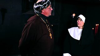 Sex in church with an older nun