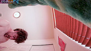 Stepbrother and stepsister playing around and having sex before trick or treating