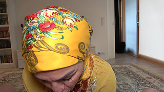 Homemade Sex with Big Ass Muslim Arab Stepmom in Hijab