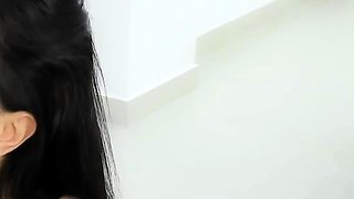 Nasty brunette pornstar with big boobs