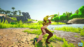 Rabbit Monster Grinding Woman (sapphire Safari V.23)