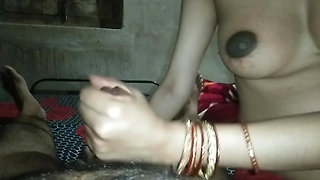 My Wife Doing Handjob Big Cumshot