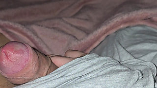 Step mom hand slip and pulled out step son dick from his panties touching his dick