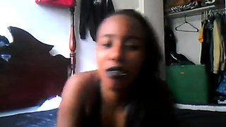 Crazy Pierced Black Teen Sexy Bedroom Dance - Ameman