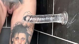 Lick That on Slave! Mistress Piss Dildo Full. Who Wants to Lick Piss From a Real Cock?