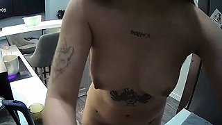Close up teen foot worship