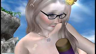 3D anime milf lesbian toy dildo beach nerd outdoor  MGTOW