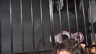 Drilled Japaneses Scene-3_sexy Busty Japanese Girl Fucked by Two Cocks in a Sado Cave