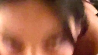 Mature brunette amateur giving a great POV blowjob