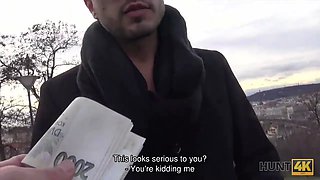 Hunt4k. coquettish stunner with nice piercing is prepared to fuck for currency