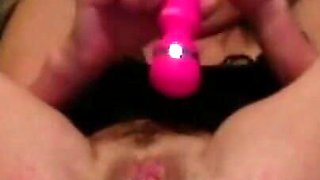 Hot MILF Masturbates Hubby Fucks to Huge Squirting Orgasm