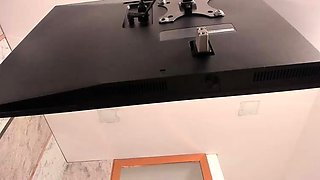 Shemale tranny enjoying solo masturbation
