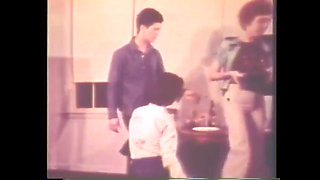 American Vintage Porn From the Seventies with a Brunette Getting Fucked by a Huge Monster Cock That She Can't Keep in Her Mouth