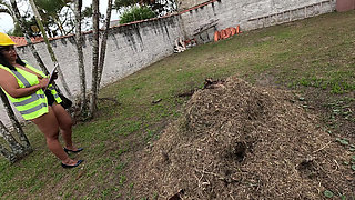 Work and Horniness: the Architect's Wild Masturbation on a Live Construction Site!