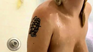 Cute curly brunette solo webcam masturbation
