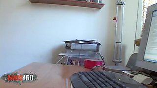 Karyna hot babe from Argentina with huge boobs playing with sex toys - MMM100