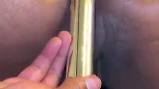 Hubby Fucking My Ass with Big Didlo