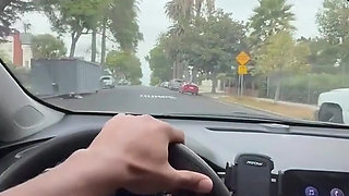 Ebony Car Ride Home with Stranger