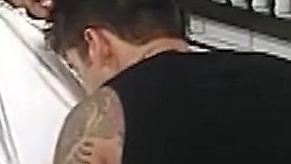 Tattooed Stud Deeply Pounds Curvy Bride MILF