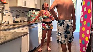 Amelie's Summer Blowjob & Real Orgasm - Hot American Babe Smoking Sex