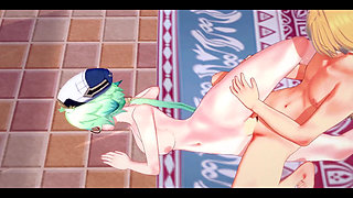 Genshin Impact Hentai - Sacarosa X Aether Blowjob and Fucked - Japanese Asian Manga Anime Game Porn