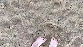 Barefoot Walking on the Beach Sfw