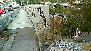 Sexy Teen 18+ Gets Pussy Wet And Fucked By Huge Dick At Street Side