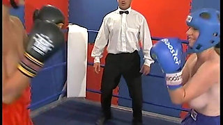Boxing Match for Huge Tits