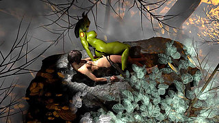 Monster Girl From the Deep Is Hunting in the Forest