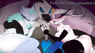 Hazbin Hotel Hentai: Rough Fucking Queen Stella in Every Hole - Helluva Boss Cartoon Porn