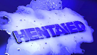 Cum in mouth sex with squeaky Struggling Babes and Hailey Rose from Hentaied