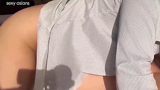 Married Office Worker at Investment Firm, Composed Look Hides a Private Unseen Side Captured Fully